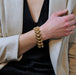 Bracelet Reversible tank bracelet in yellow gold 58 Facettes 19-559