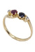 Ring 53 MODERN RUBY, SAPPHIRE AND DIAMOND RING 58 Facettes 065711