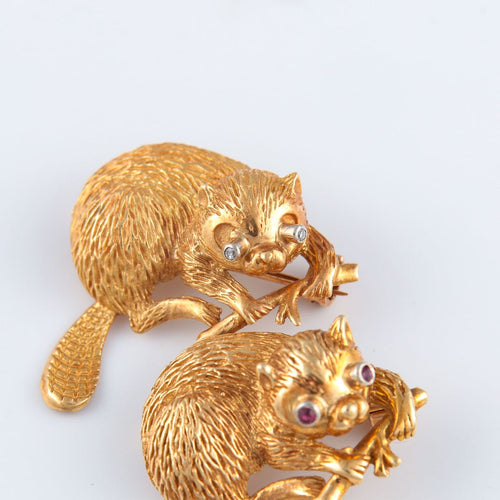 Broche Broches Castor 58 Facettes