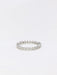 Bague Alliance américaine en or blanc et diamants 0,5 ct 58 Facettes J50