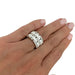 Ring 53 Chanel "Ultra" large model ring in white gold and white ceramic. 58 Facettes 31923