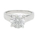 Bague Bague diamant 2,01 carats, en or platine. 58 Facettes