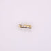 Yellow gold and diamond alliance ring 58 Facettes