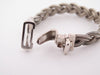 Bracelet vintage bracelet HERMES etrier sellerie argent 800 maille tressee 58 Facettes 254704