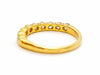 Ring 56 Half wedding ring Yellow gold Diamond 58 Facettes 06359CD