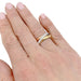 Ring 48 Cartier ring, "Trinity", 3 golds, diamonds. 58 Facettes 32462