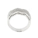 Bague 54 Bague zigzag Or blanc Diamants 58 Facettes 11598