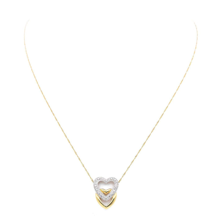 Collier Collier Coeur Or jaune 58 Facettes 2255626CN