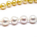 Collier Collier de perles dorées & blanches 58 Facettes