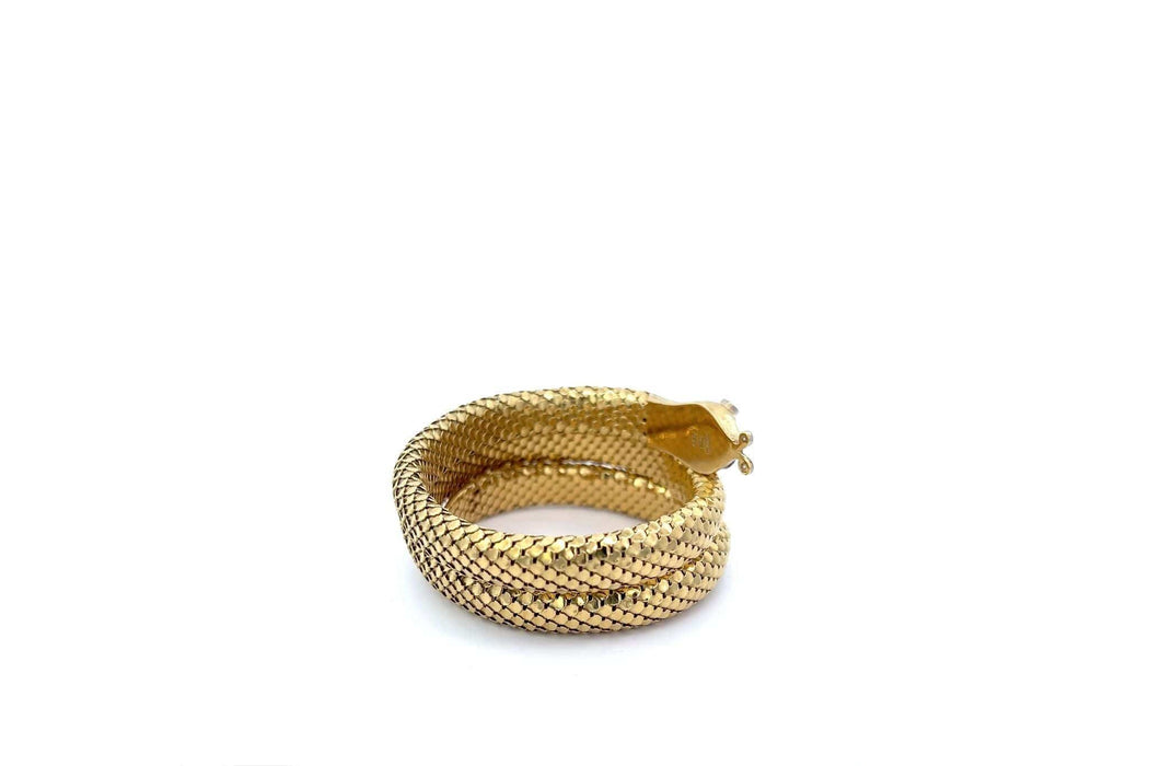 Bracelet Bracelet serpent en or jaune 58 Facettes 25074