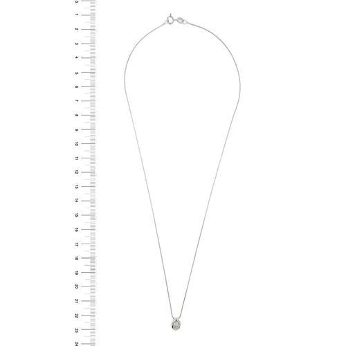 Collier Collier point lumineux avec diamant de 0,20 ct 58 Facettes 27120