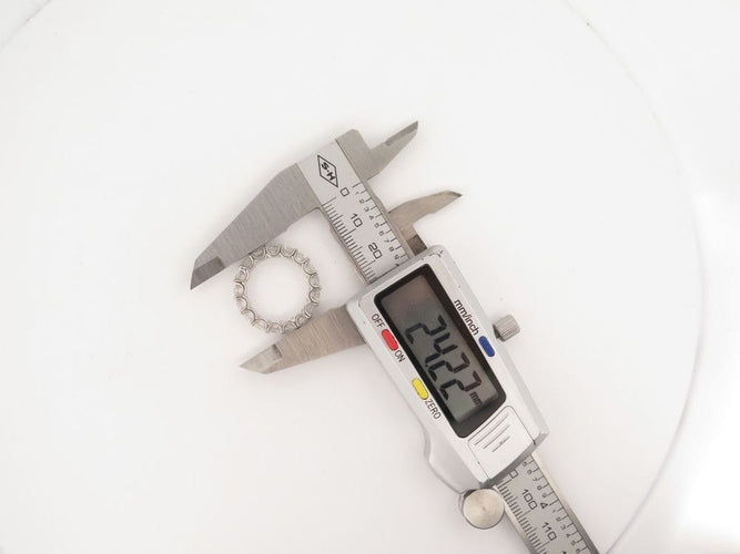 Bague 51 bague alliance americaine platine sertie 17 diamants 3ct 58 Facettes 223699