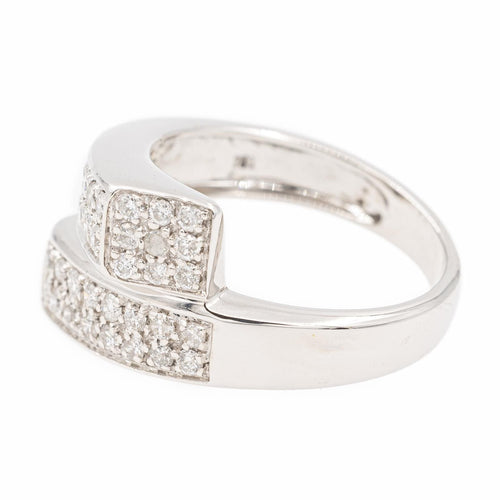 Bague 54 Bague Or blanc Diamant 58 Facettes 2360838CN