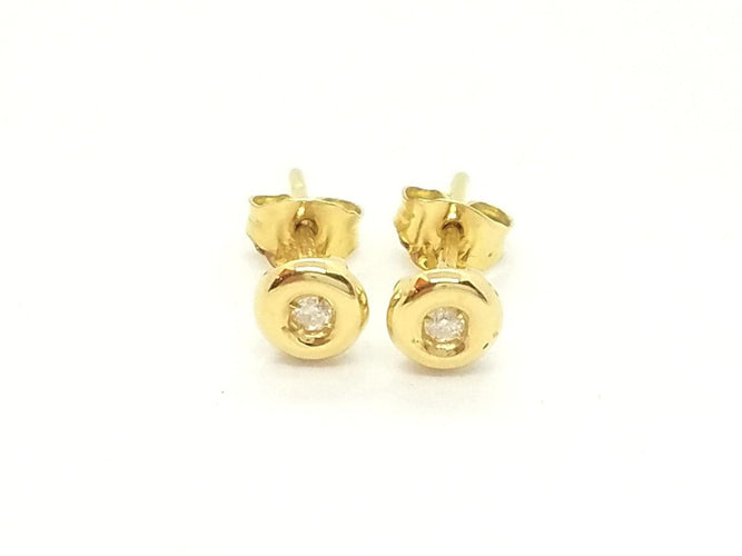 Boucles d'oreilles Boucles d'oreilles Or jaune Diamant 58 Facettes 579225RV