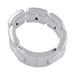 Ring Chanel ring, "Ultra", white gold, ceramic. 58 Facettes
