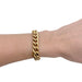 Bracelet Bracelet gourmette en or jaune. 58 Facettes 32156