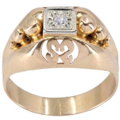 Bague 53 Bague 2 ors, diamant 58 Facettes 062621