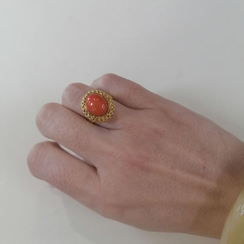 Bague 55 Bague corail 58 Facettes