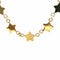 Collier Collier Or Jaune 9 Etoiles 58 Facettes