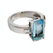 Bague 58 Bague Aigue-Marine Diamants 58 Facettes 1-1382/4