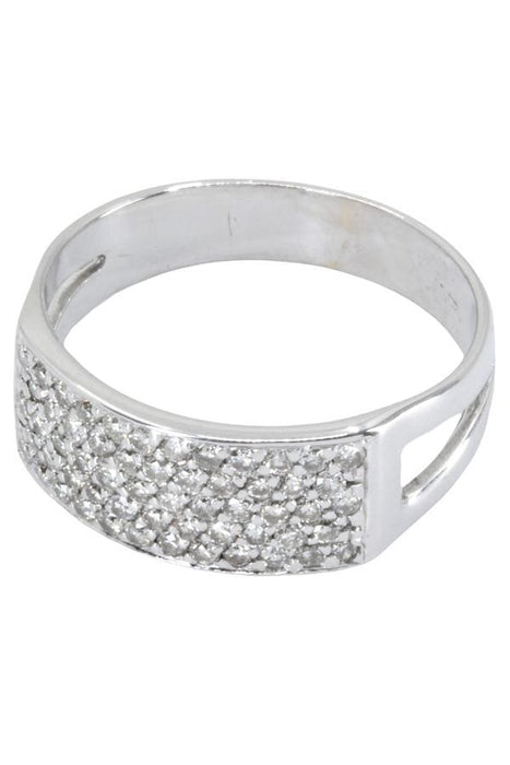 Bague 54 BAGUE PAVAGE DIAMANTS 58 Facettes 047341