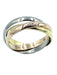 Cartier ring. Trinity collection, 3 gold wedding ring PM 58 Facettes