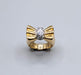 Ring TANK butterfly ring in yellow gold & diamonds 58 Facettes