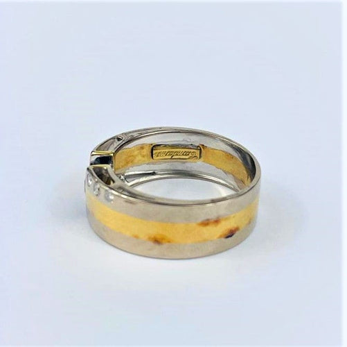 Bague 56 Bague Candame 2 Ors Saphir Diamants 58 Facettes 20400000565