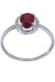 Ring 57 RUBY AND DIAMOND RING 58 Facettes 074101