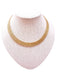 Necklace Flat necklace in yellow gold 58 Facettes RA-543/1