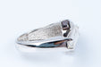 Ring Arrow ring white crystal diamonds in white gold 58 Facettes 111-38418-48