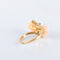 Bague 51 Bague toi et moi or corail diamant 58 Facettes
