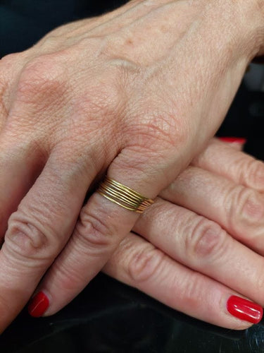 Bague 53 BAGUE SEMAINIER 58 Facettes 073031