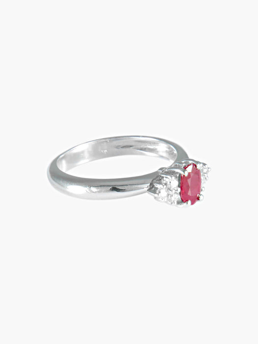 Bague 52 Bague Rubis Diamants 58 Facettes