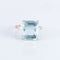 Bague Bague Aigue-Marine, or gris 58 Facettes