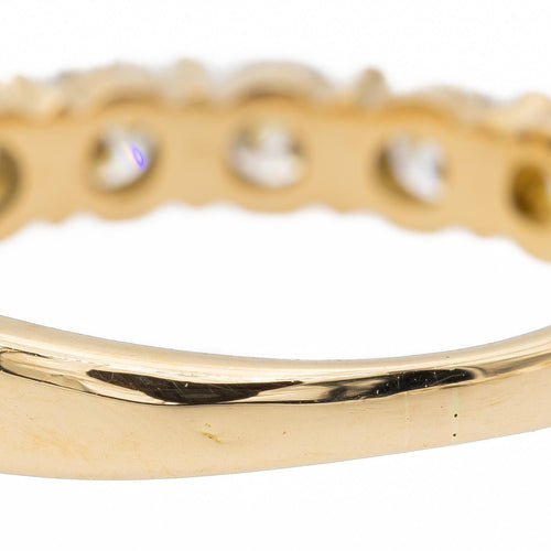 Bague 52 Bague Demi alliance Or jaune Diamant 58 Facettes 2686812CN