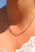 Collier Collier Câble Or blanc 58 Facettes 2360837CN