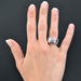 Ring 50 Modern white gold diamond ring 58 Facettes 22-242