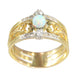 Ring 61 Victorian Opal Diamond Ring 58 Facettes 23124-0058