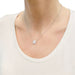 Necklace Van Cleef & Arpels necklace, white gold, diamonds. 58 Facettes 32635