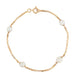 Bracelet Gold bracelet cube mesh beads 58 Facettes 20-539A