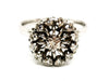 Ring 58 Flower Ring White Gold Diamond 58 Facettes 1338967CN