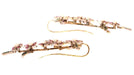 Earrings Dangling earrings, diamonds, pearls, rubies 58 Facettes 17009-0177