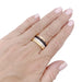 Ring 56 Boucheron ring, “Quatre Classique Large”, three golds and diamonds 58 Facettes 33407