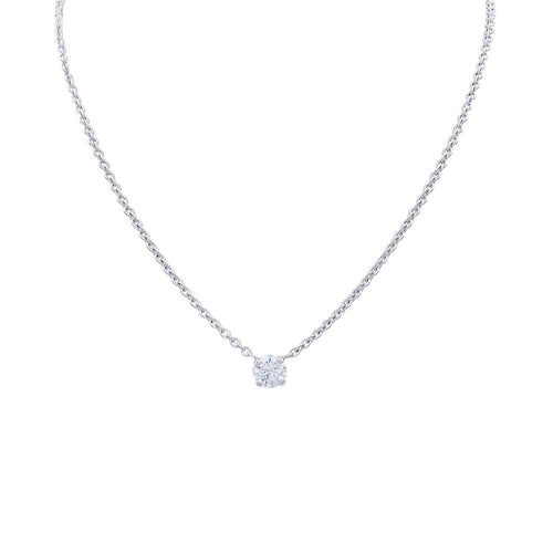 Collier Collier solitaire diamant. 58 Facettes 32292
