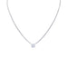Diamond solitaire necklace. 58 Facettes 32292