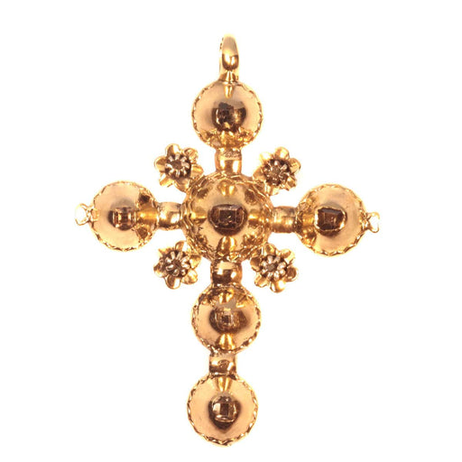 Pendentif Croix en or avec diamants 58 Facettes 20013-0058