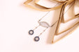Collier Collier pendentif négligé 1920 saphirs et diamants en platine 58 Facettes 24335