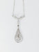 Necklace Belle Epoque necklace in gold, platinum and diamonds 58 Facettes 673