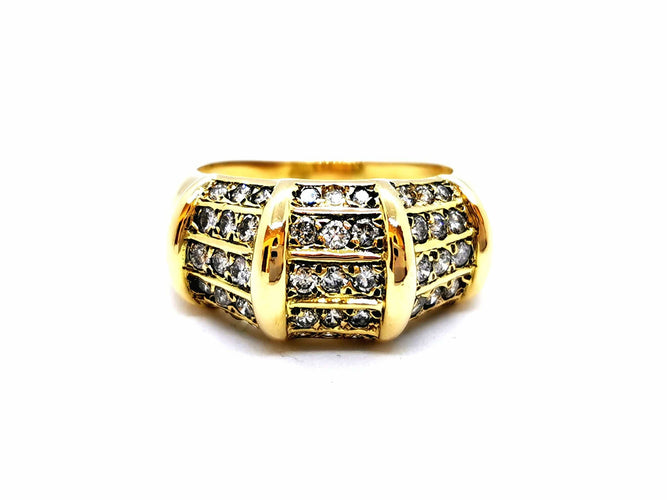 Bague 58 Bague Or jaune Diamant 58 Facettes 968098CN